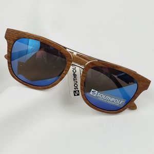 Southpole Faux Wood Sunglasses
